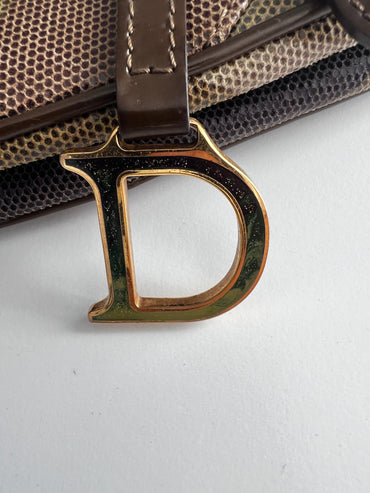 Dior Extremely rare small size camouflage saddle bag