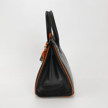 Birkin Gold 30 Box Calf Silver 89 Black J