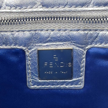 Vintagr Fendi silver sequin baguette
