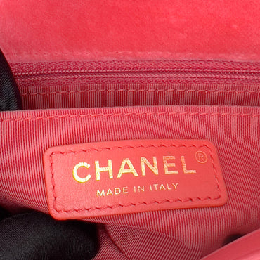 NWOT! Chanel pink velvet mini rectangle flap bag