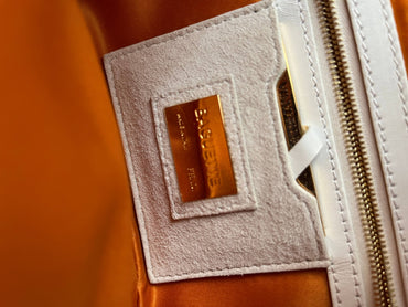 Fendi Runway style tassel beaded baguette