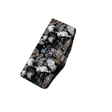 Bag pillow cat garden black for baguette