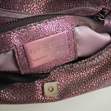 Fendi Metallic Purple Baguette