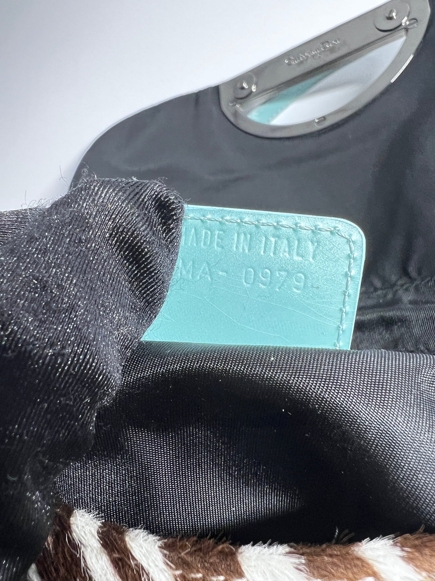 Vintage Dior zebra print pony hair Malice bag