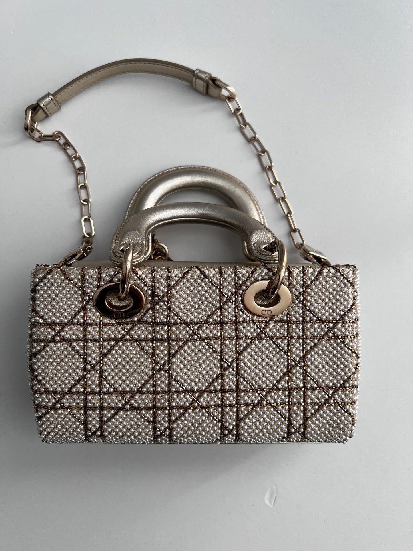 Dior pearls micro lady D-joy