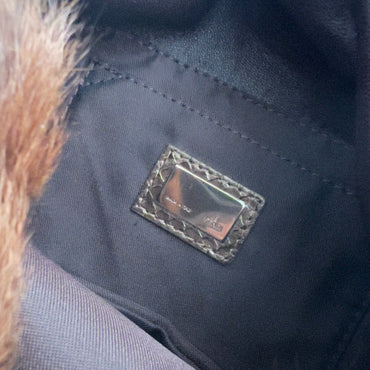 Fendi mini mamma size cute squirrel fur baguette