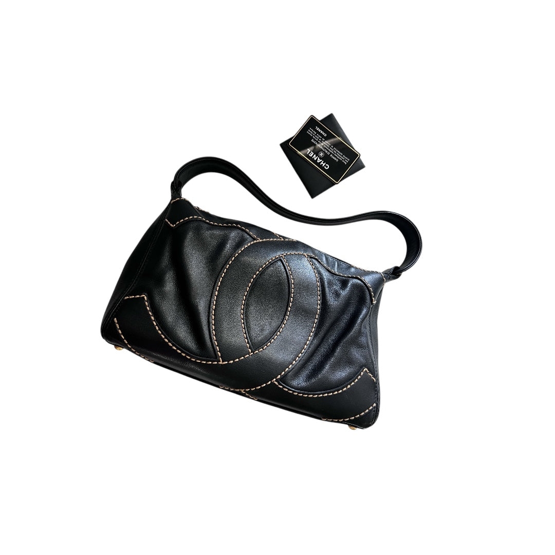 chanel stitch big cc shoulder bag