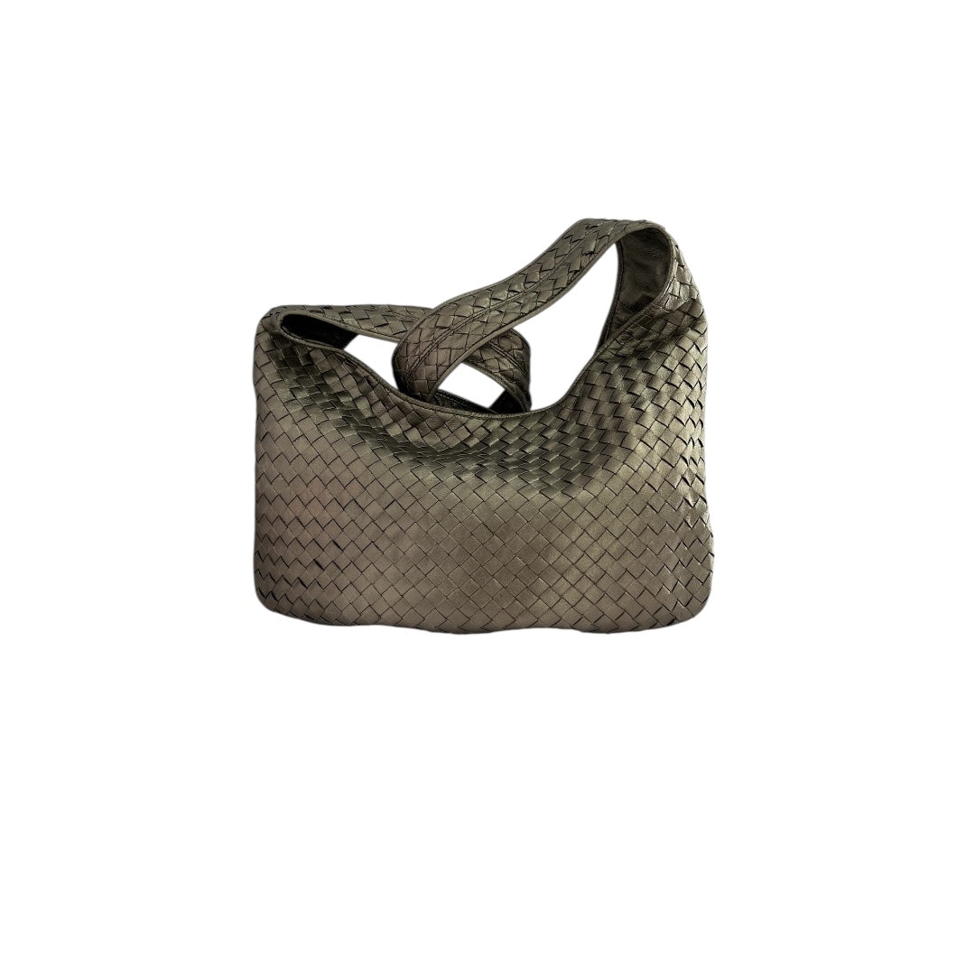 Bottega Veneta silver gray Leather Shoulder Bag