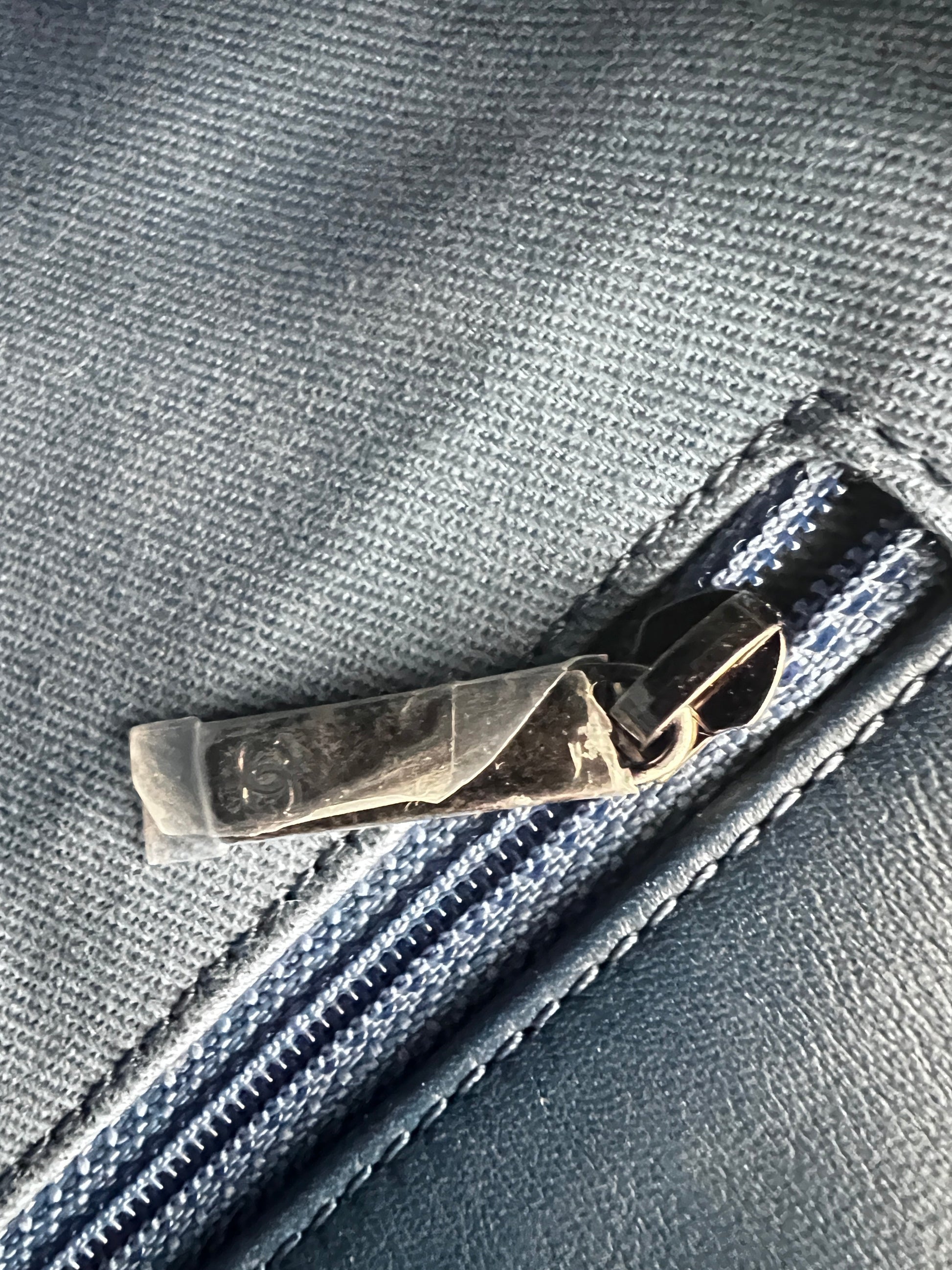 Chanel Paris-Dubai denim flap bag