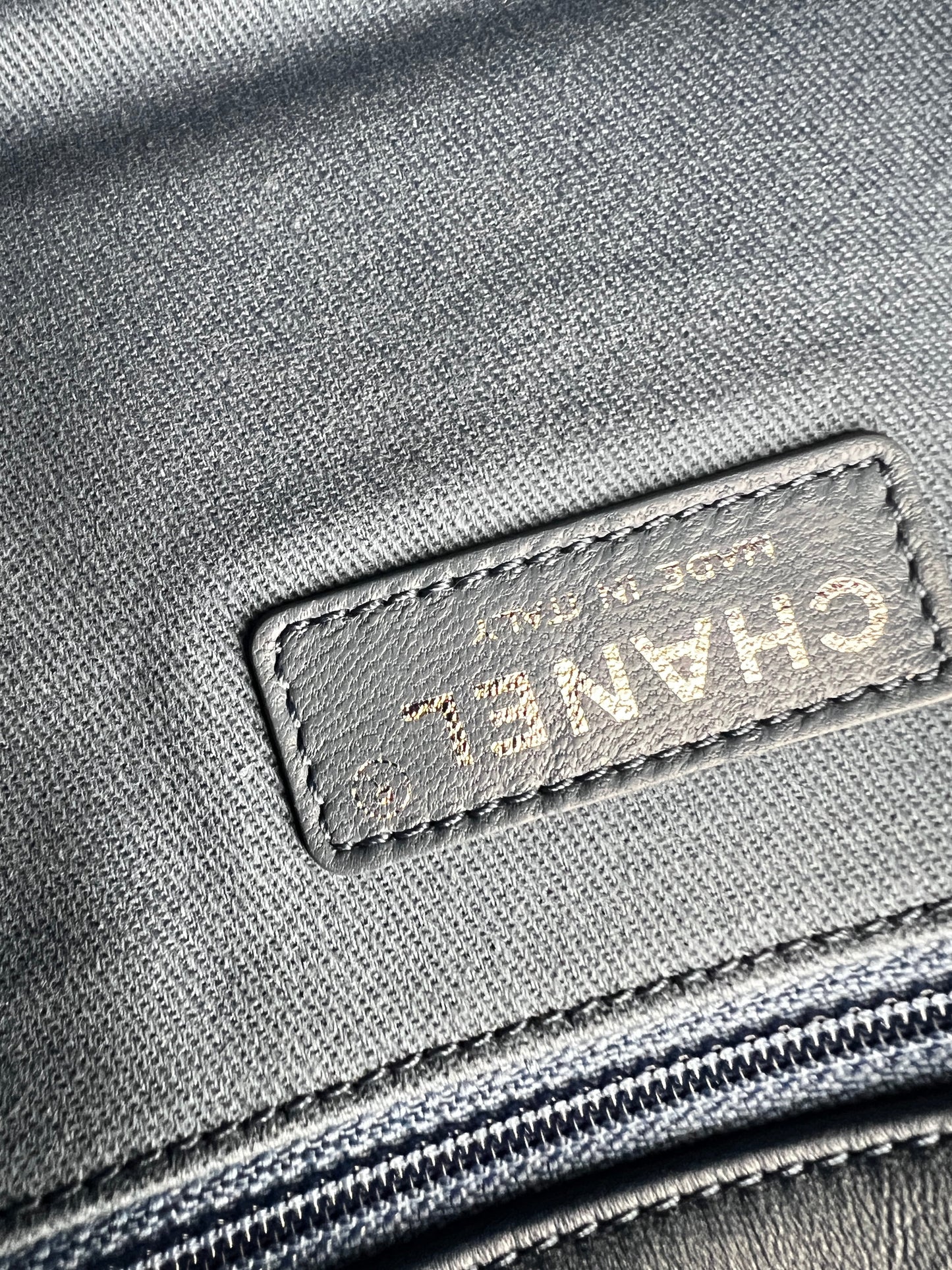 Chanel Paris-Dubai denim flap bag