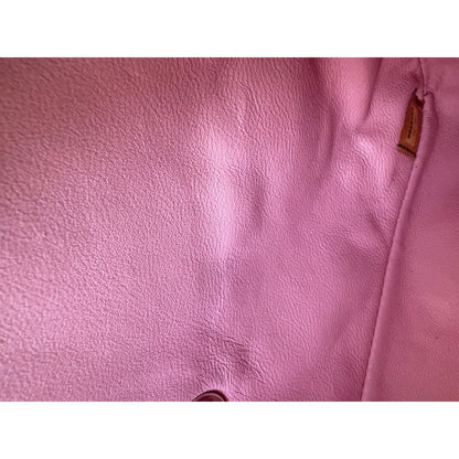 ChanelLight Pink Quilted Jersey Cotton Single Flap Bag