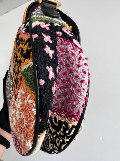 Dior Love& Peace beaded saddle bag from 2018
