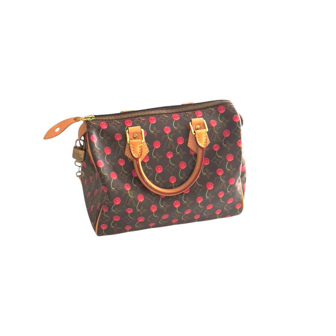 Louis Vuitton Louis Vuitton Monogram Cherries Speedy 25