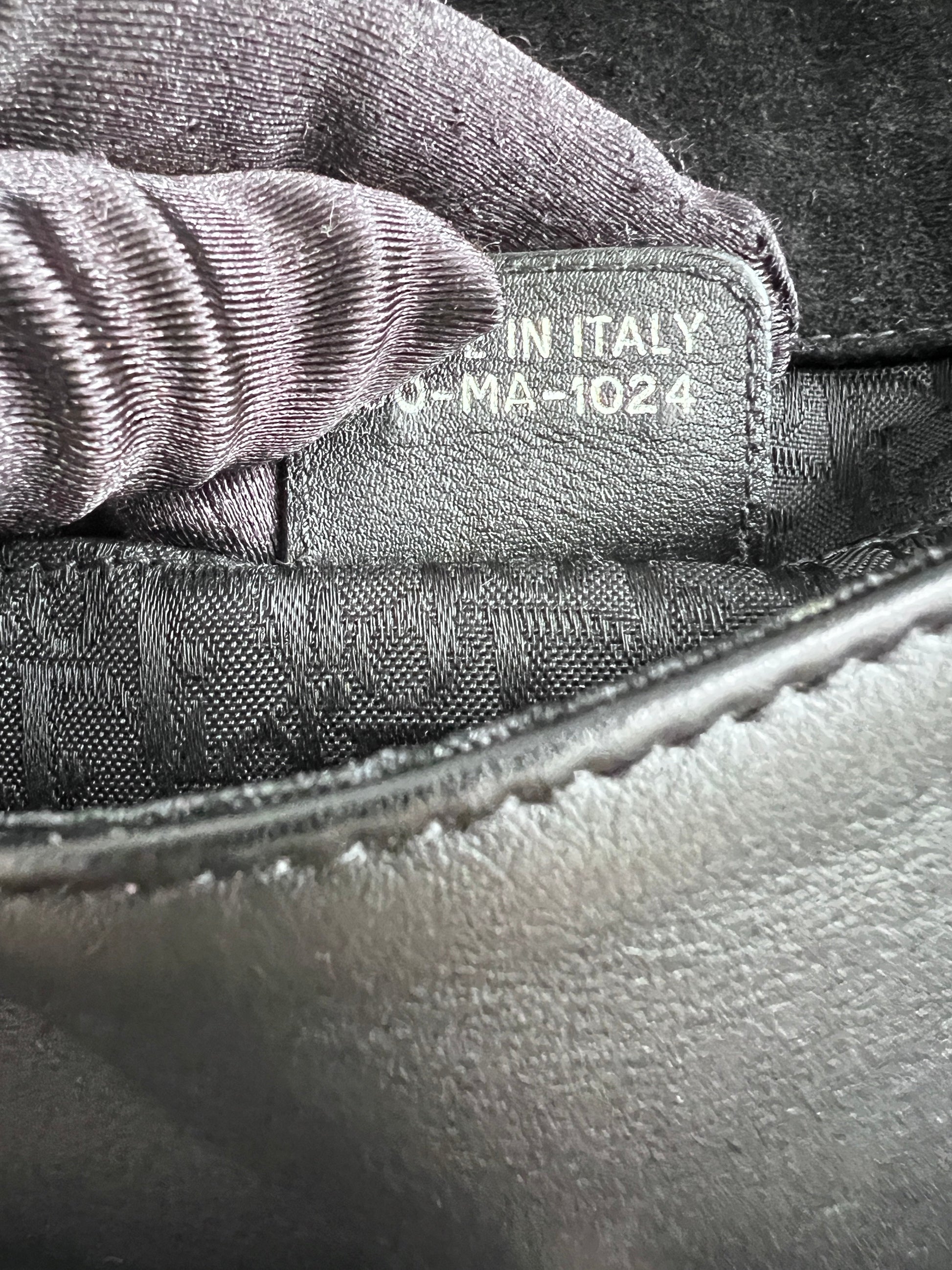 Vintage Dior love&peace limited edition leather shoulder bag