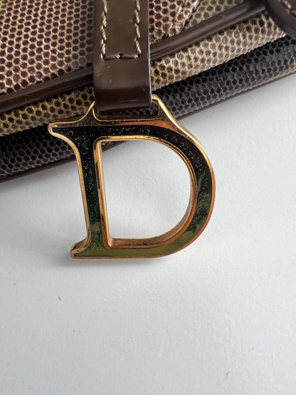 Dior Extremely rare small size camouflage saddle bag