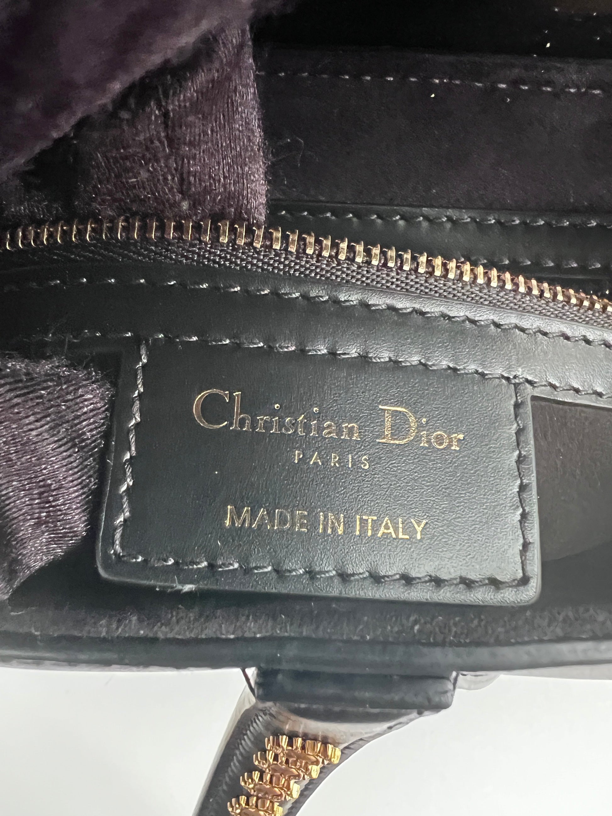 NWOT! Dior black studs saddle bag from 2024 collection