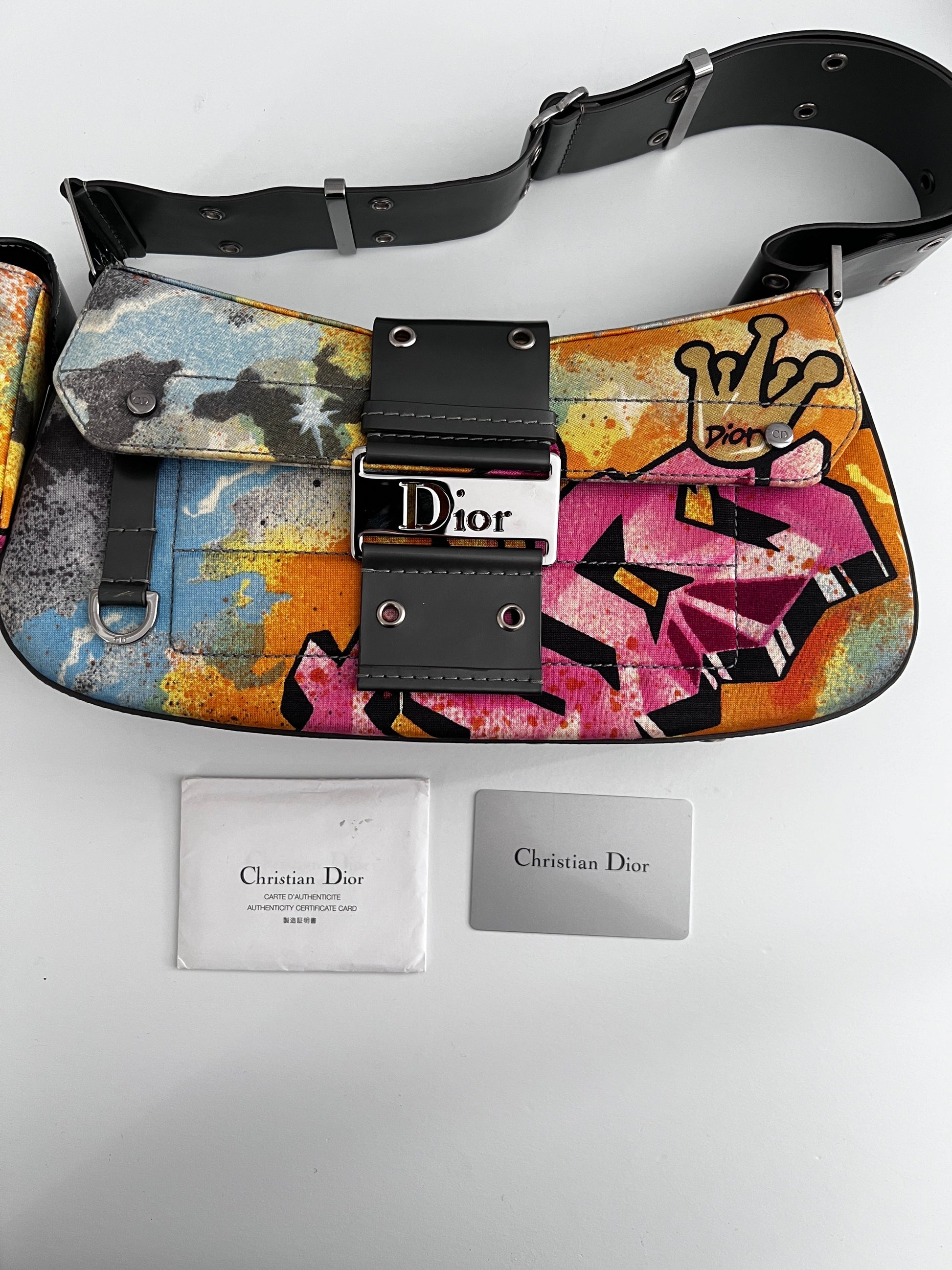 Vintage Dior graffiti Columbus bag