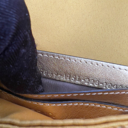 Fendi Mini Gold Sequin Baguette