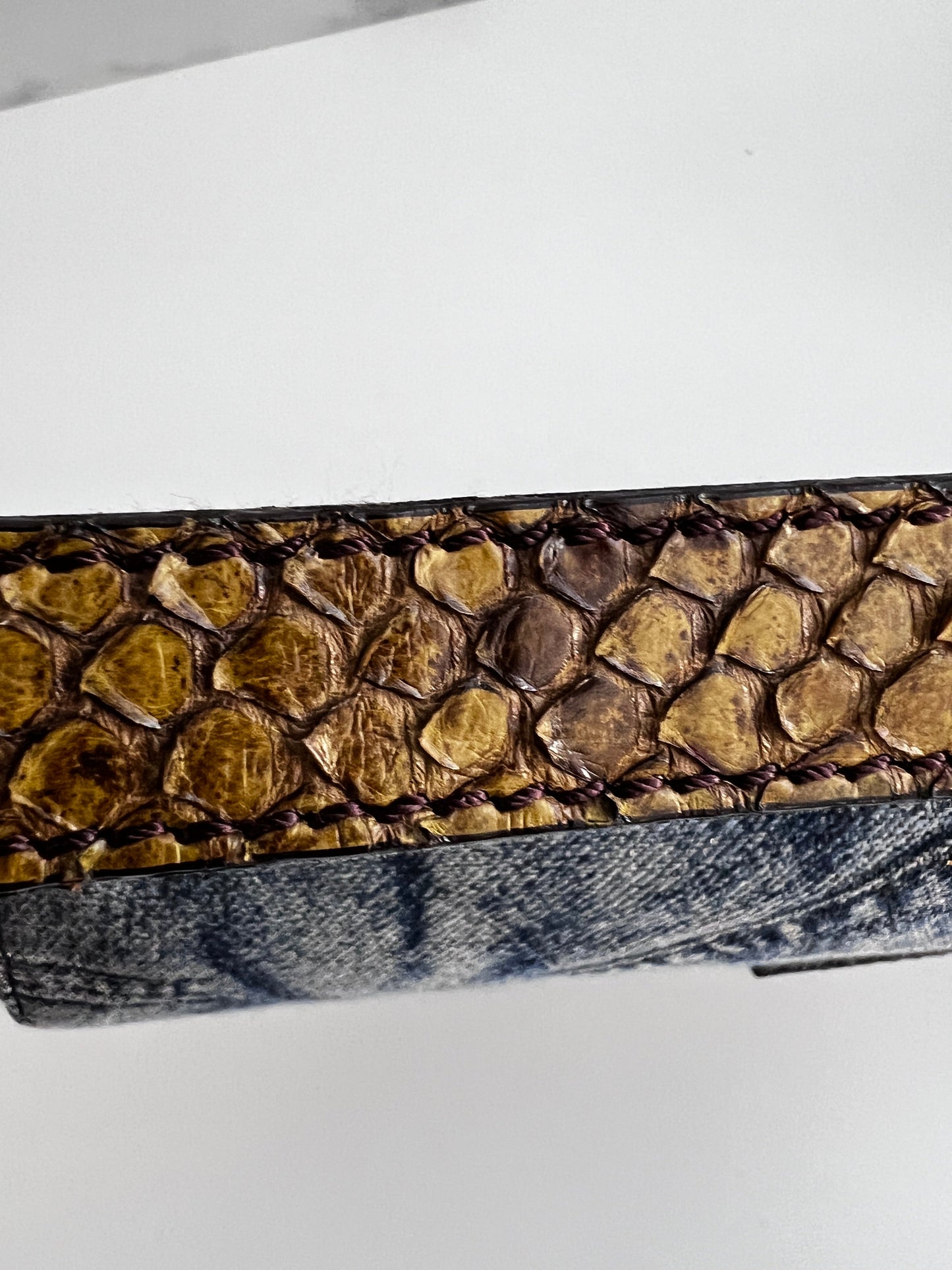 Fendi denim baguette