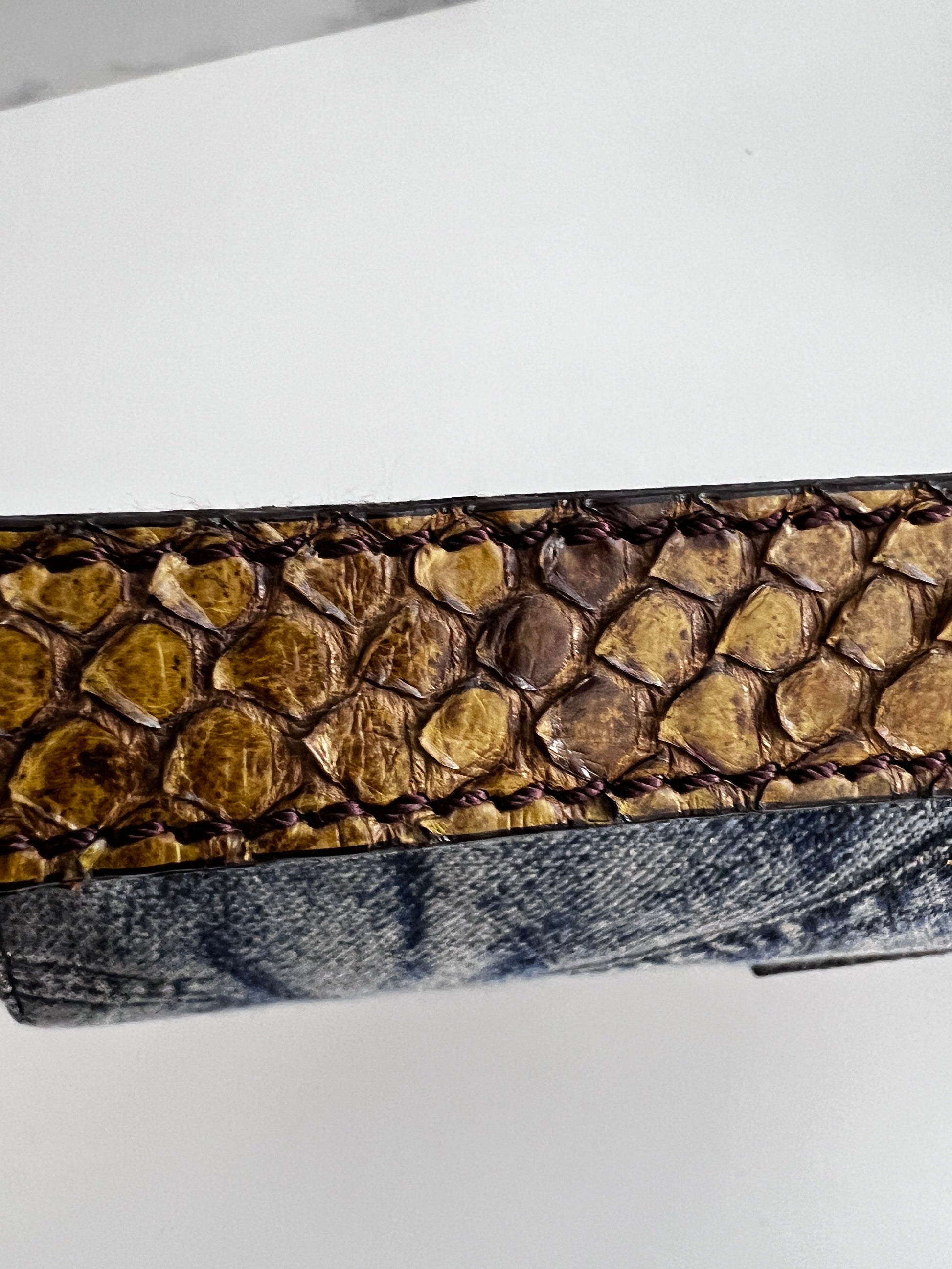 Fendi denim baguette