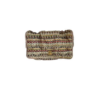 Chanel multicolor big size flap bag