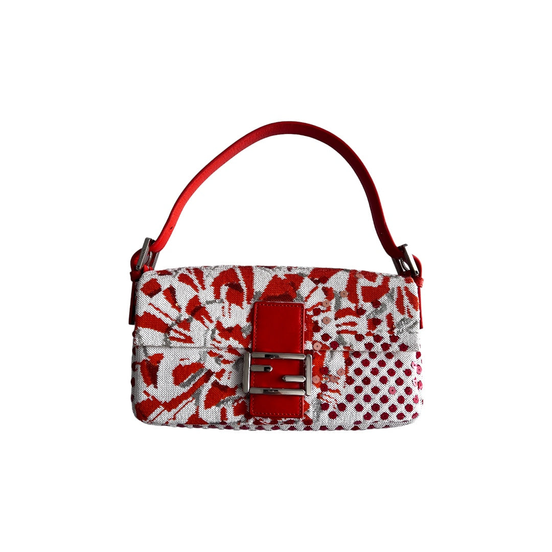 Fendi Rare Fendi selleria sequin baguette