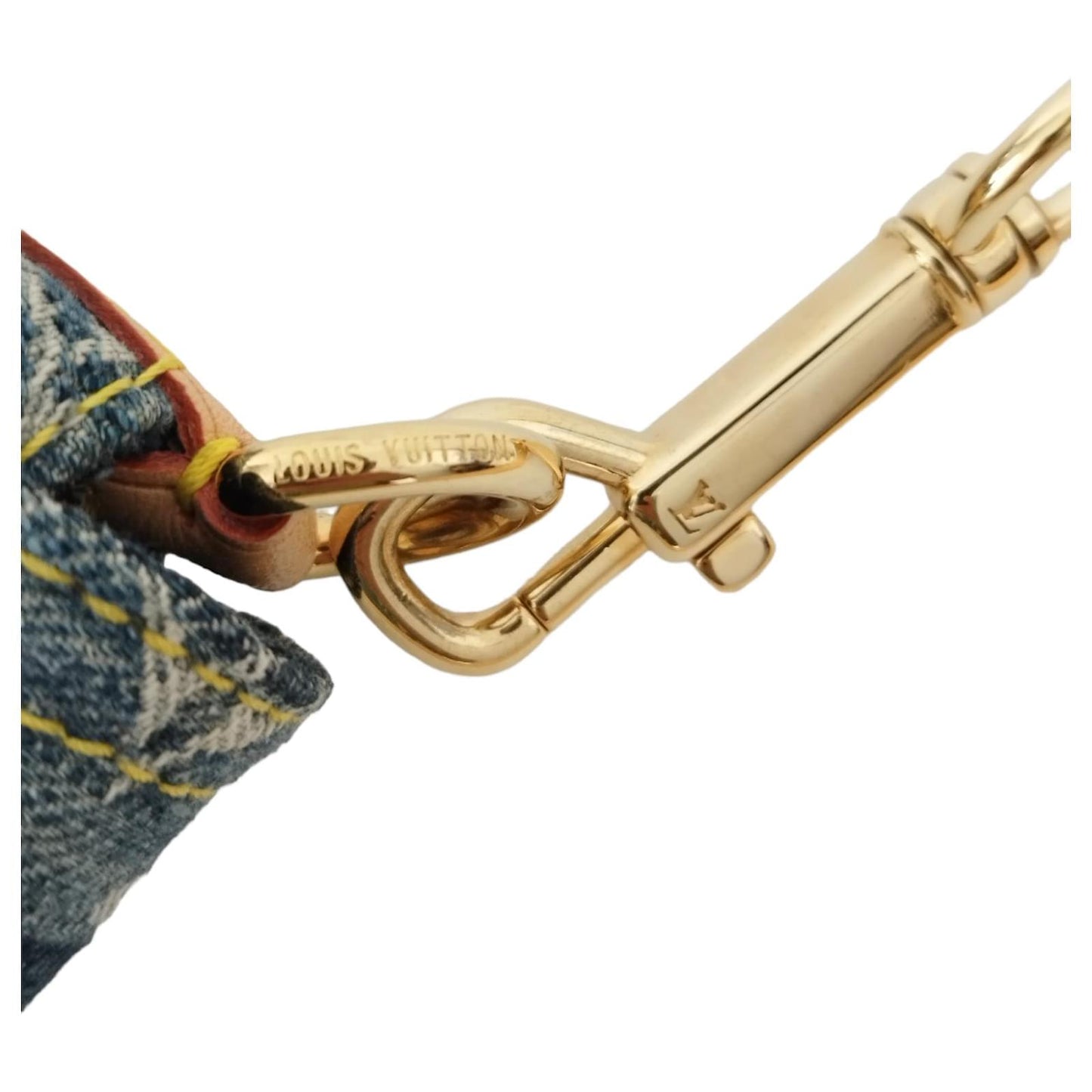 Louis Vuitton Monogram Denim Mini Pleaty Blue rare handbag