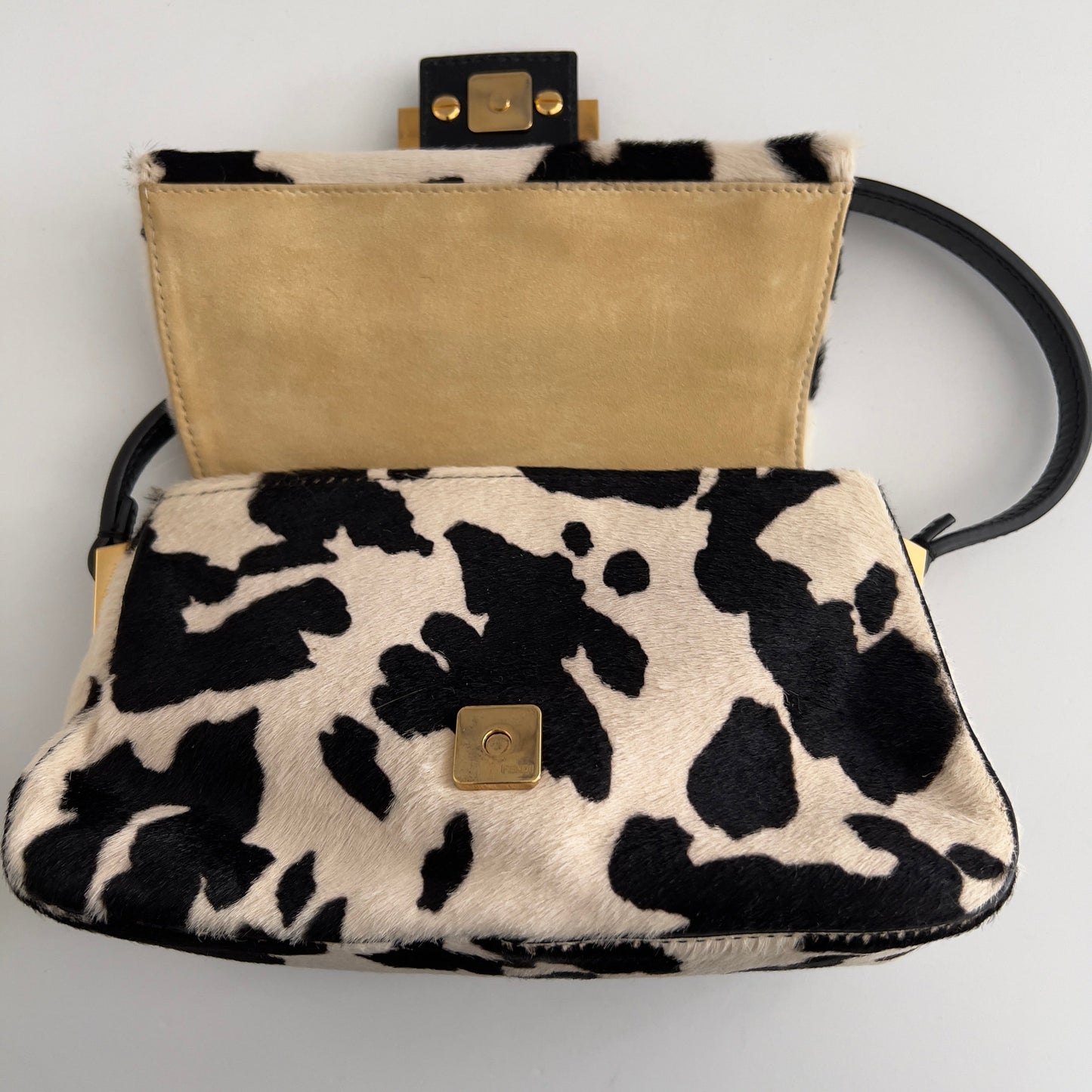 Fendi Pony Hair Mini Mamma Baguette