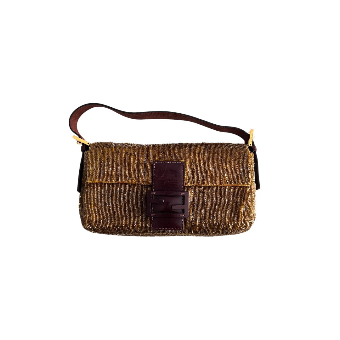Vintage Fendi beaded baguette (sex and the city style)