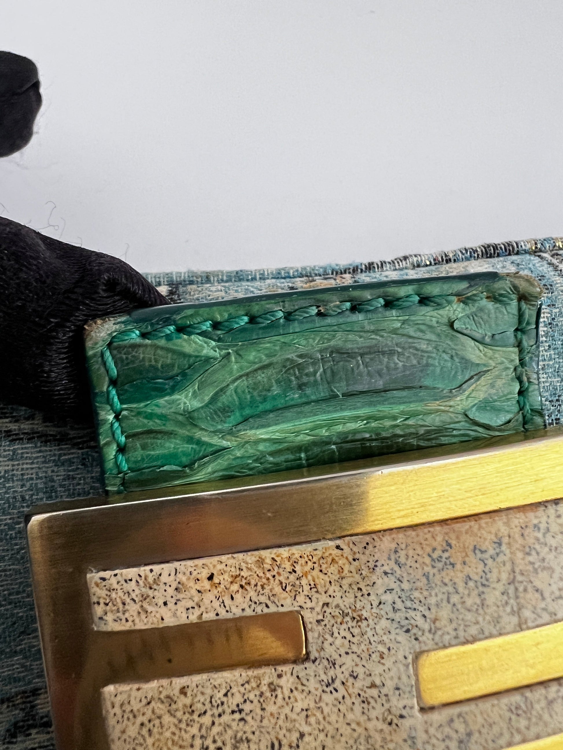 Fendi Limited Edition Denim Baguette