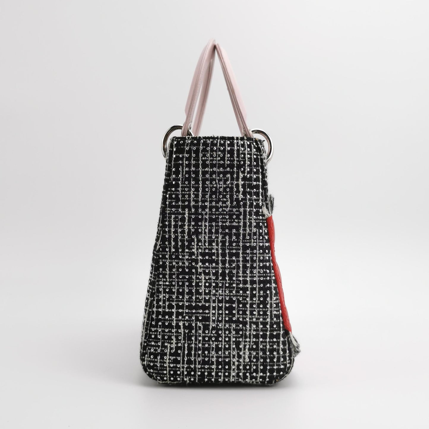 Lady Dior Medium Lambskin Logo