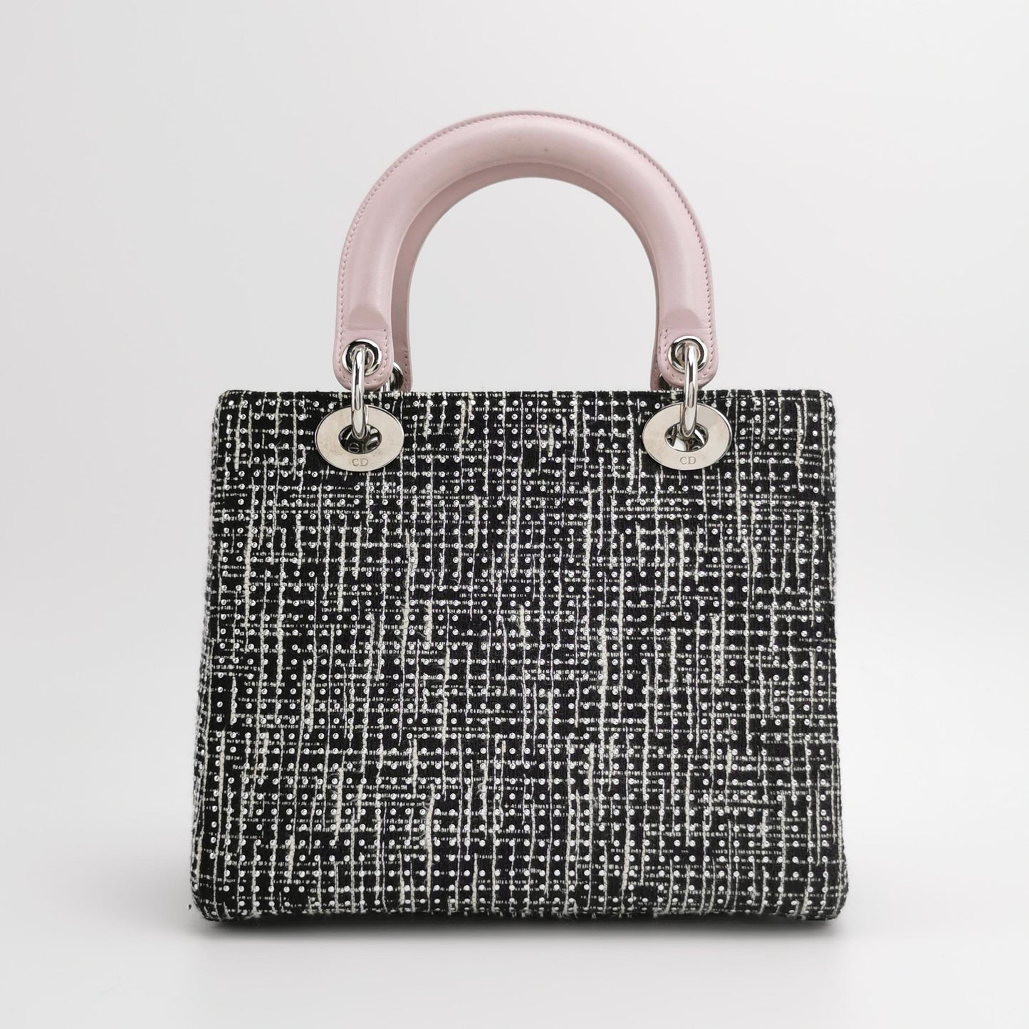 Lady Dior Medium Lambskin Logo