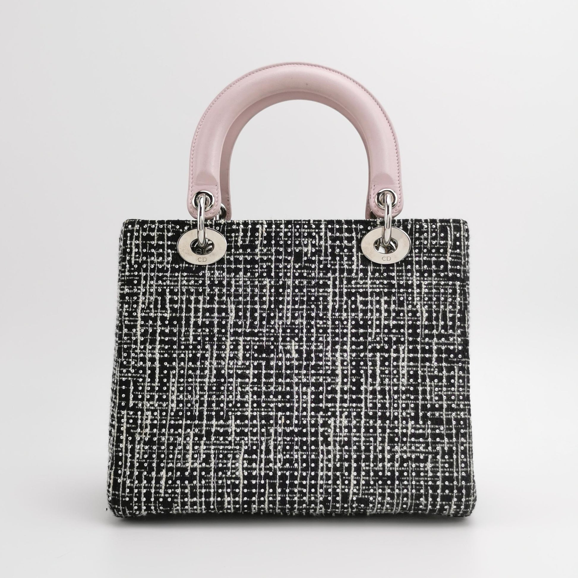 Lady Dior Medium Lambskin Logo