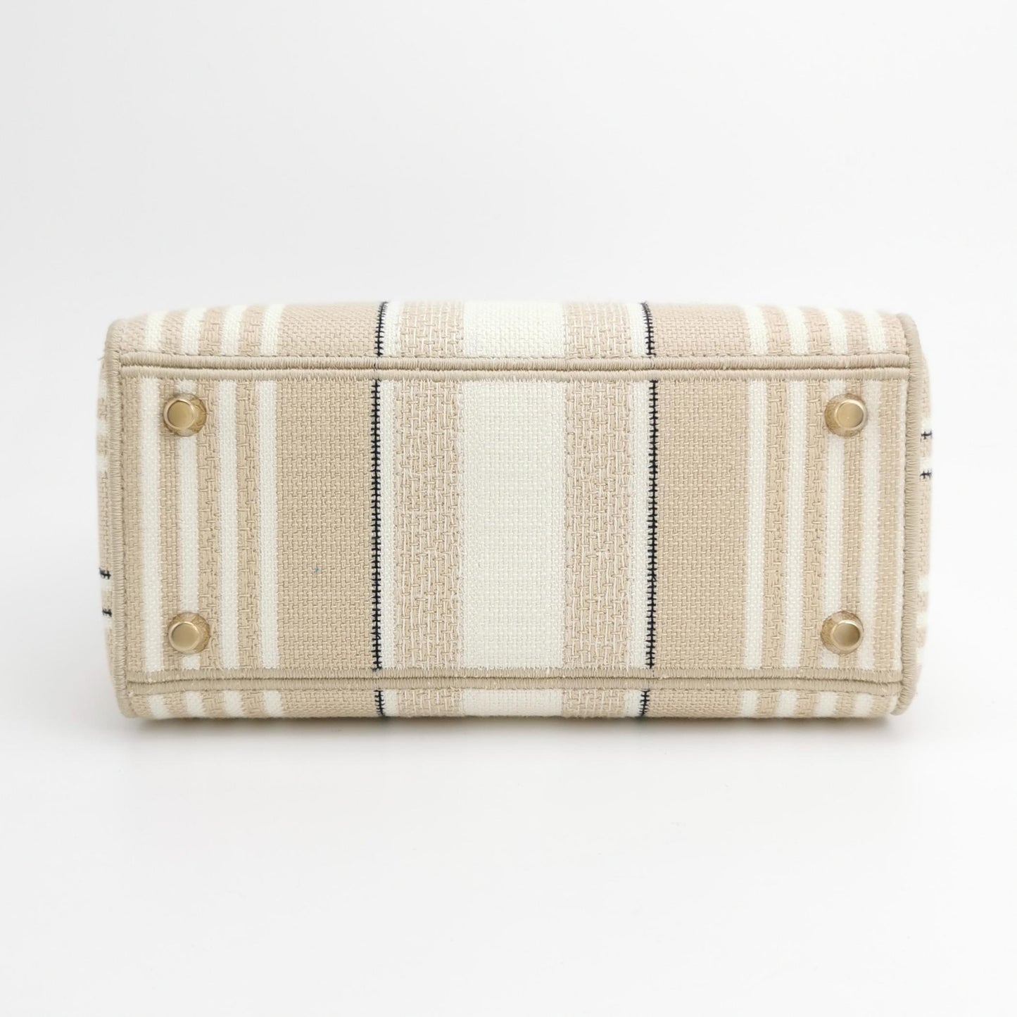 Lady Dior Medium Canvas Logo Logo