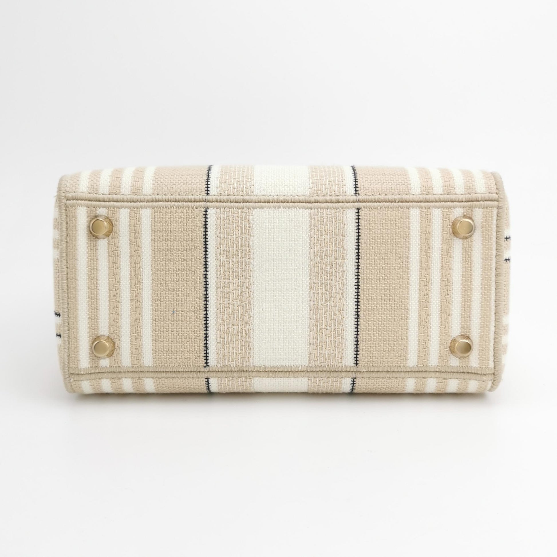 Lady Dior Medium Canvas Logo Logo