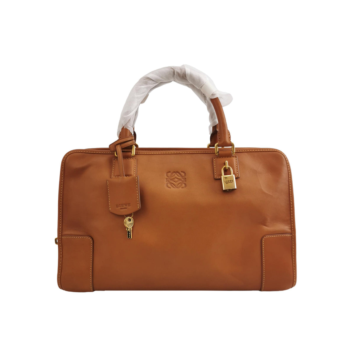 Loewe Loewe Amazona Large Calfskin Top-Handle Bag
