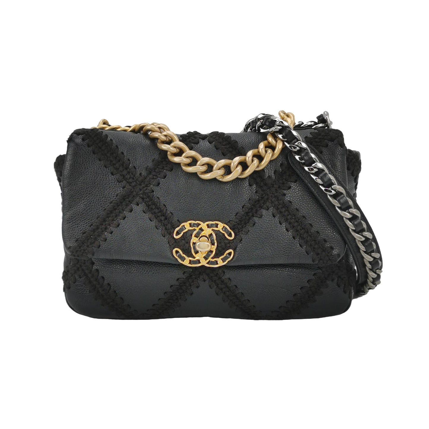 19Bag Small quilted CC turn-lock