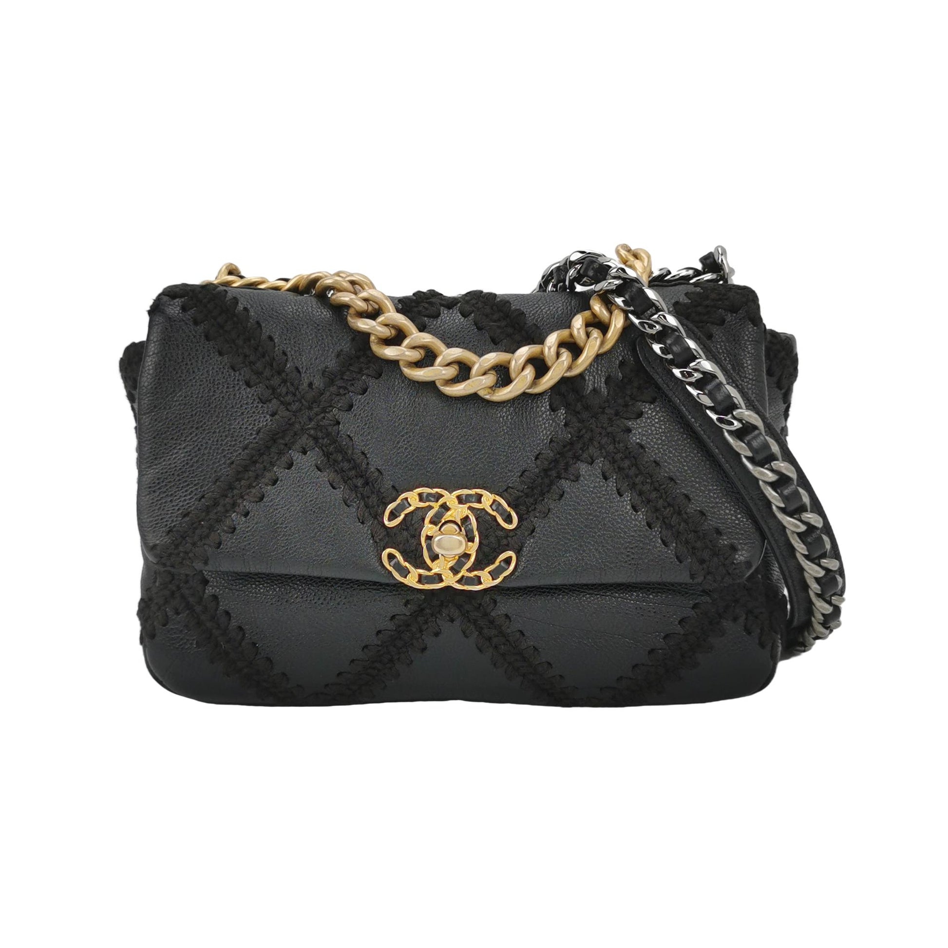 19Bag Small quilted CC turn-lock