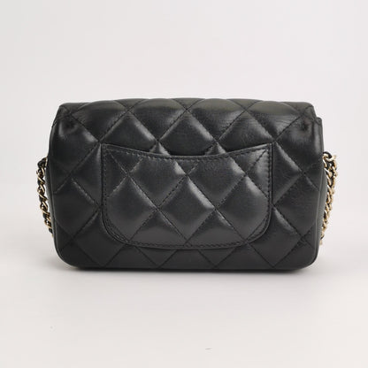 Flap Bag Lambskin quilted CC turn-lock