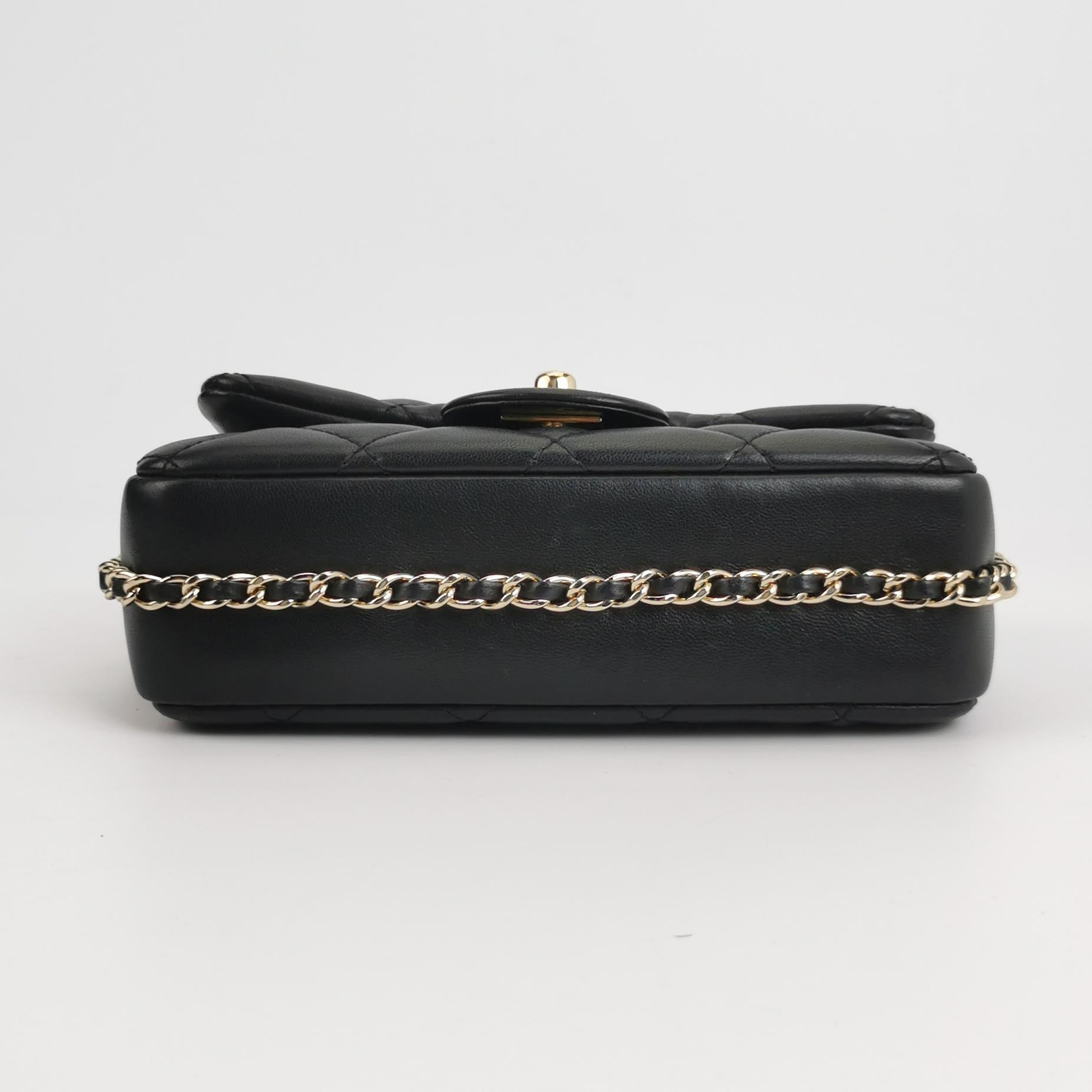 Flap Bag Lambskin quilted CC turn-lock