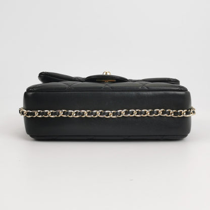 Flap Bag Lambskin quilted CC turn-lock