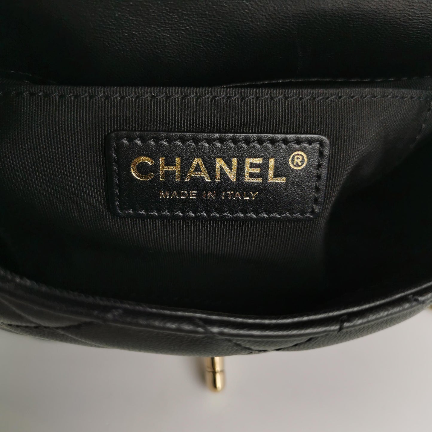 Flap Bag Lambskin quilted CC turn-lock