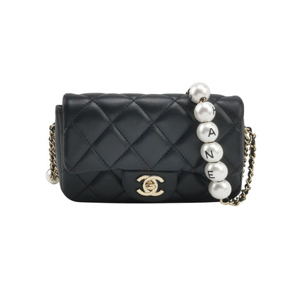 Flap Bag Lambskin quilted CC turn-lock