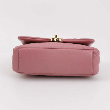 Flap Bag Lambskin quilted CC turn-lock