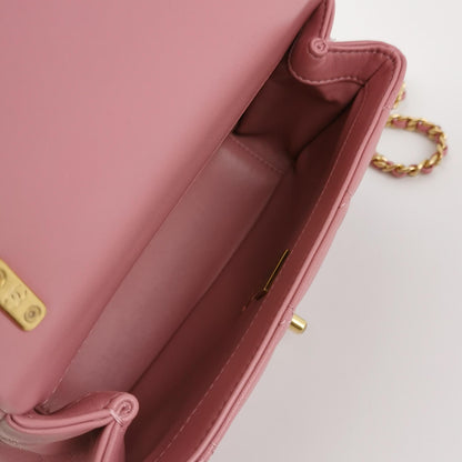 Flap Bag Lambskin quilted CC turn-lock