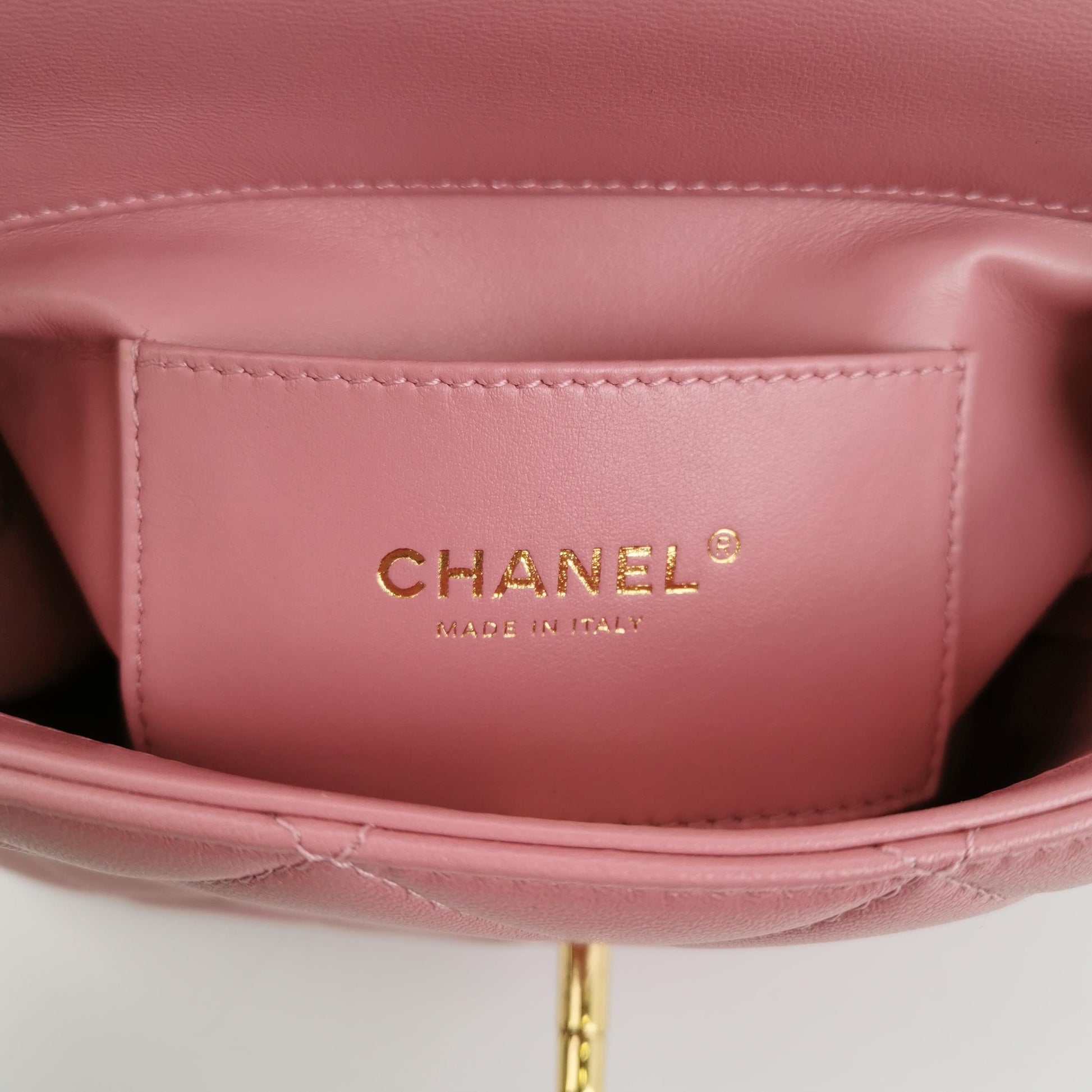 Flap Bag Lambskin quilted CC turn-lock