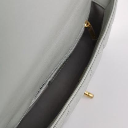 Classic Flap Seasonal limited Edition Mini Lambskin quilted CC turn-lock