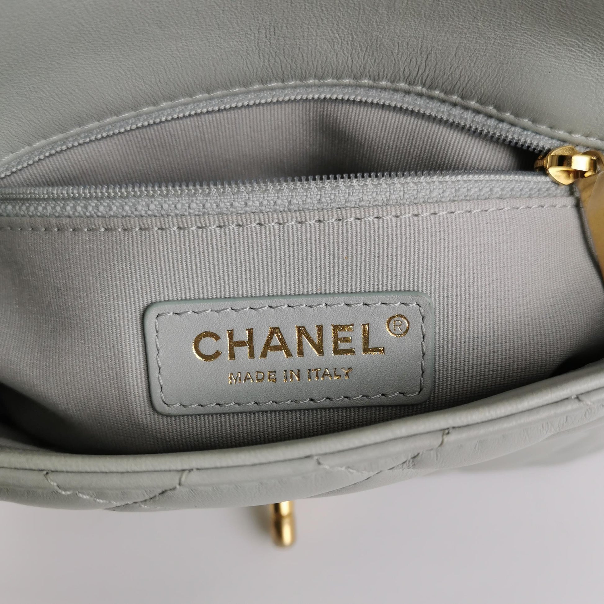 Classic Flap Seasonal limited Edition Mini Lambskin quilted CC turn-lock