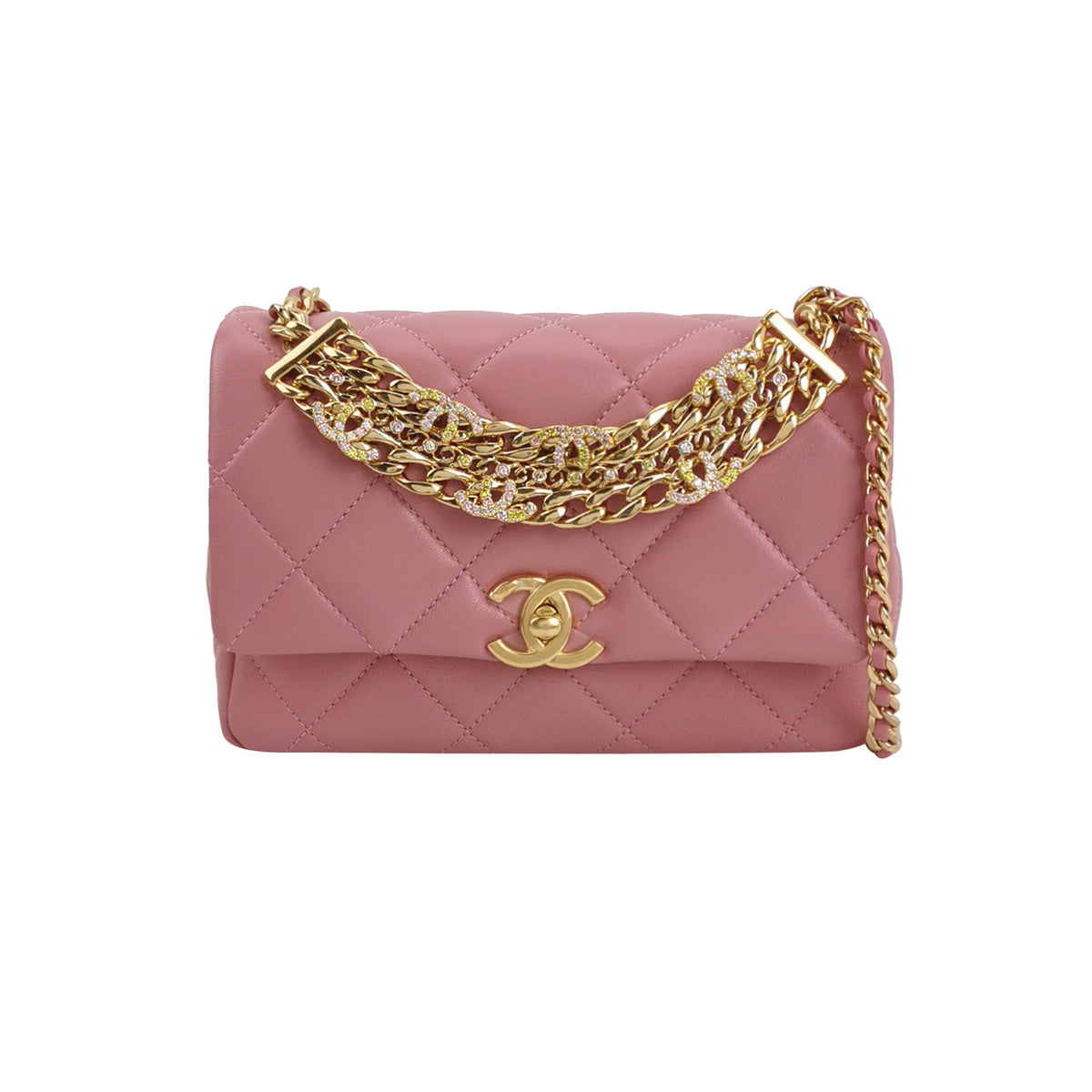 Chanel Chanel Flap Bag Lambskin Crossbody Bag