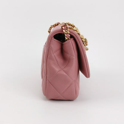 Flap Bag Lambskin quilted CC turn-lock